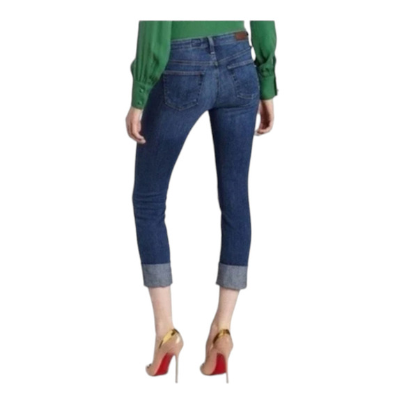 Adriano Goldschmied JEANS Premiere Cuff Crop Jean size 25 - Picture 1 of 6